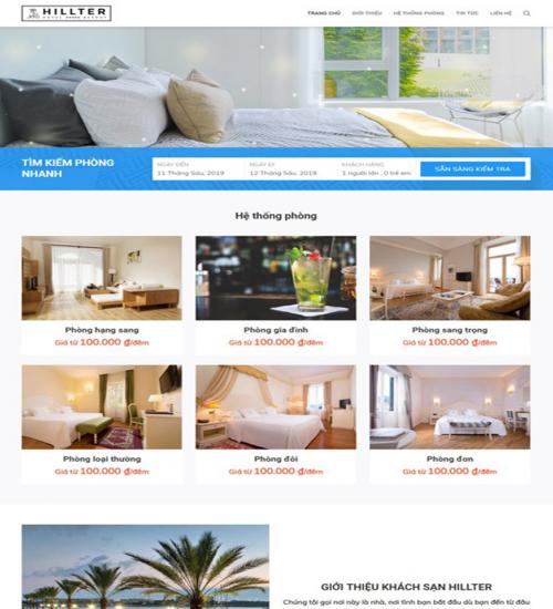 Thiết kế website khách sạn